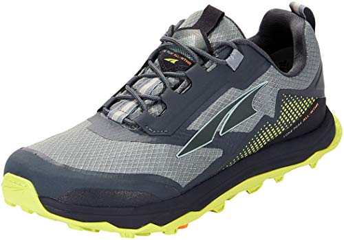 Altra Lone Peak All-Weather Low-Cut Schuhe Herren grau/gelb von Altra