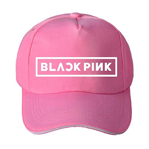 ALTcompluser Damen/Herren Baseball Cap, Kpop Blackpink EXO Seventeen WANNE ONE Unisex Baseball Cap Hip Hop Casual Einstellbare Trucker Hat(Blackpink Rosa) von ALTcompluser