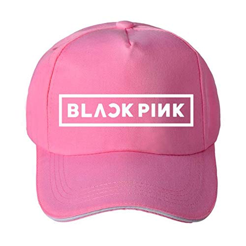 ALTcompluser Damen/Herren Baseball Cap, Kpop Blackpink EXO Seventeen WANNE ONE Unisex Baseball Cap Hip Hop Casual Einstellbare Trucker Hat(Blackpink Rosa) von Lupsty