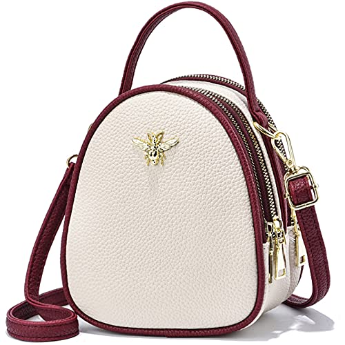 ALUDAPIJU Kleine Umhängetasche, Schultertasche für Damen, stilvolle Damen-Umhängetasche, Geldbörse und Handtaschen, Geldbörse, 5-beige, 5-beige von ALUDAPIJU
