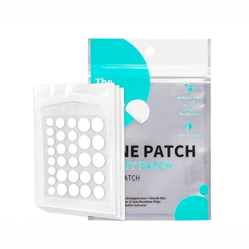 ALULU 360 Stück Pickel Patch, 3 Größen Pimple Patch Runden mit Teebaumöl Salicylsäure, Unsichtbare Hydrokolloid Anti Pickel Patches, Wasserdicht & Atmungsaktiv Tag und Nacht Akne Patches von ALULU