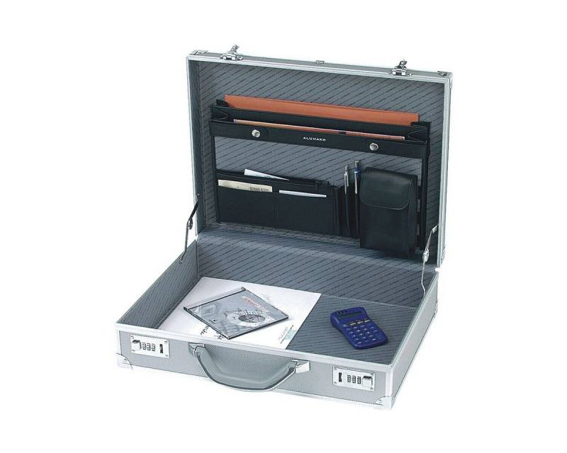 ALUMAXX Aktenkoffer Octan, Aluminium, mit abnehmbarer Multifunktionstasche von ALUMAXX