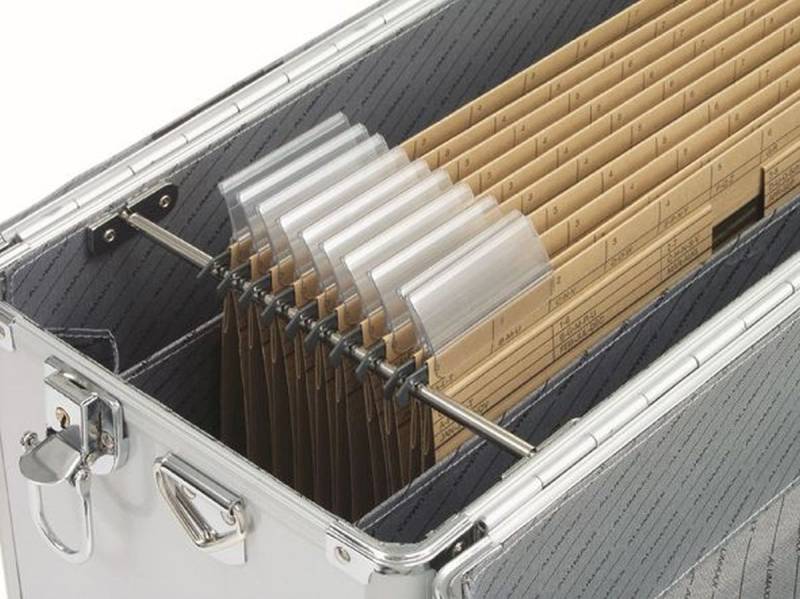 ALUMAXX Aktentasche Pilotenkoffer Betha 47x37x20cm Aluminium silber von ALUMAXX