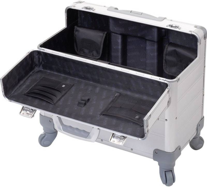 ALUMAXX Aktentasche Pilotenkoffer Pandora 470x360x250mm Aluminium silber von ALUMAXX