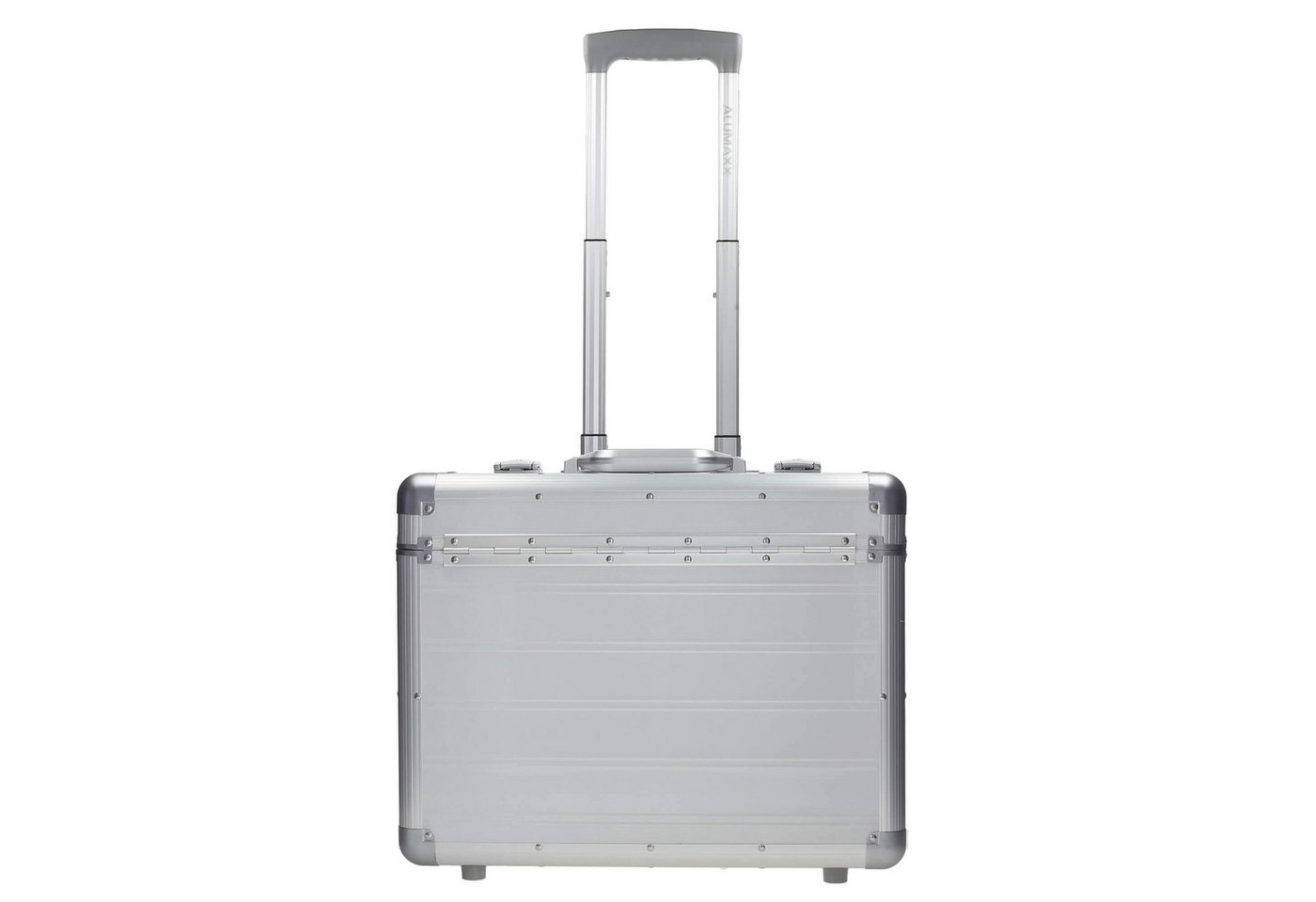 ALUMAXX Koffer Discovery - 2-Rollen-Businesstrolley 47 cm 15.6" (silber matt), 2 Rollen von ALUMAXX