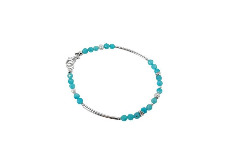 ALUNA Armband Amazonit Armband Silber 925 Kugel facettiert, ae0112x1cl von ALUNA