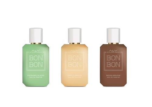 Alviero Martini Bon Bon 3 Eau de Parfum 30 ml Spray in den Düften Pistazie Glacée, Vanilla Brûlée und Mousse Pour Femme Alviero Martini Bon Bon 3 Eau de Parfum 30 ml Spray in den Düften Pistazie Glacée, Vanilla Brûlée und Mousse Pour Femme von ALV by Alviero Martini