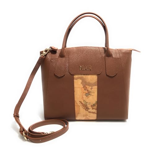 ALVIERO MARTINI 1A CLASSE Chestnut Handtasche mit Schulterriemen Taschengröße: Groß von ALVIERO MARTINI 1A CLASSE