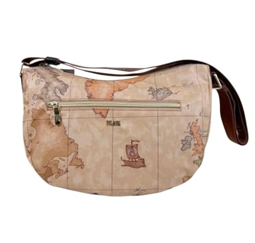 ALVIERO MARTINI 1A CLASSE Halbmond Umhängetasche B26PC18 LD37 S578 Taschengröße: Medium von ALVIERO MARTINI 1A CLASSE