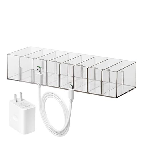 Kabel-Elektronik-Organizer, Datenkabel-Aufbewahrungs-Organizer, platzsparende Schreibtisch-Aufbewahrungstasche, große Kabel-Management-Box, Kabel-Organizer-Box, elektronische von ALWIDA