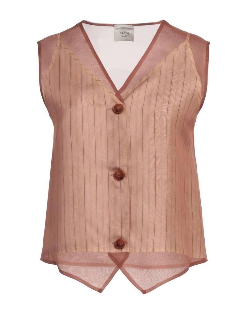 ALYSI Couture-weste Damen Braun von ALYSI
