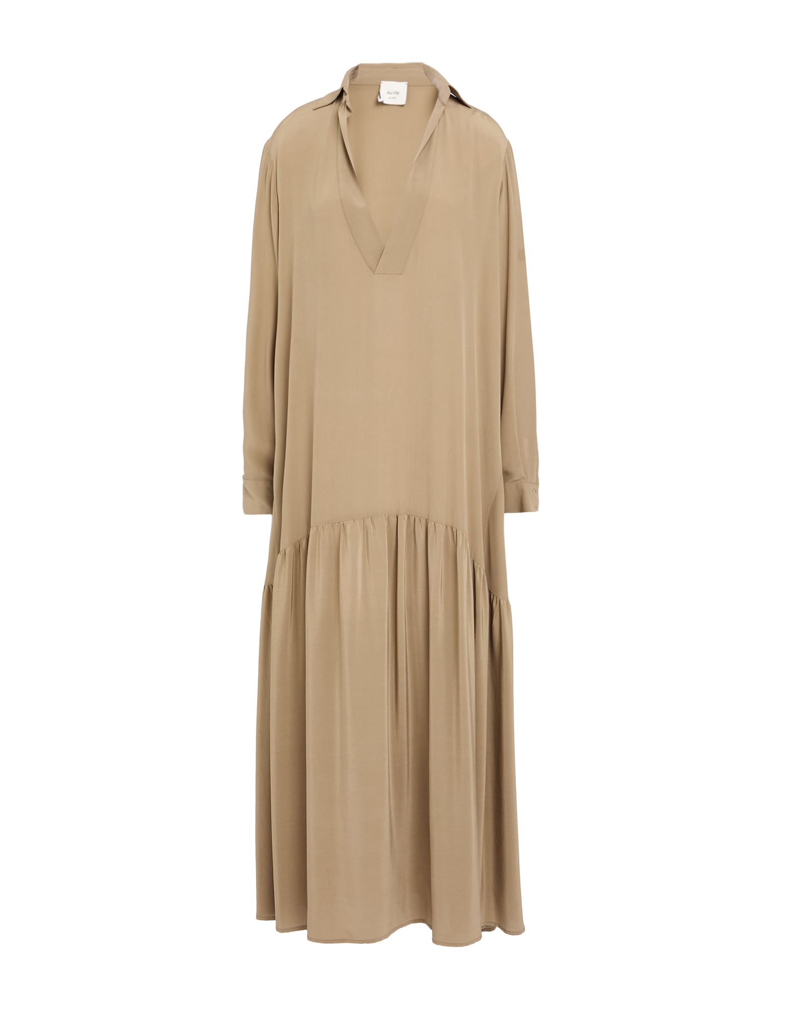 ALYSI Maxi-kleid Damen Militärgrün von ALYSI