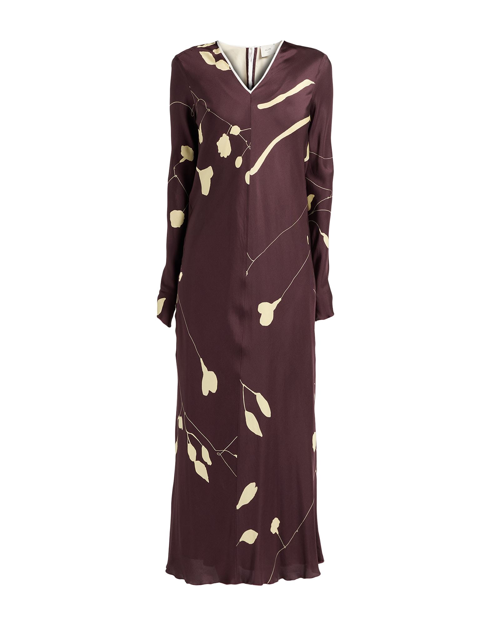 ALYSI Midi-kleid Damen Dunkelviolett ALYSI Midi-kleid Damen Dunkelviolett von ALYSI