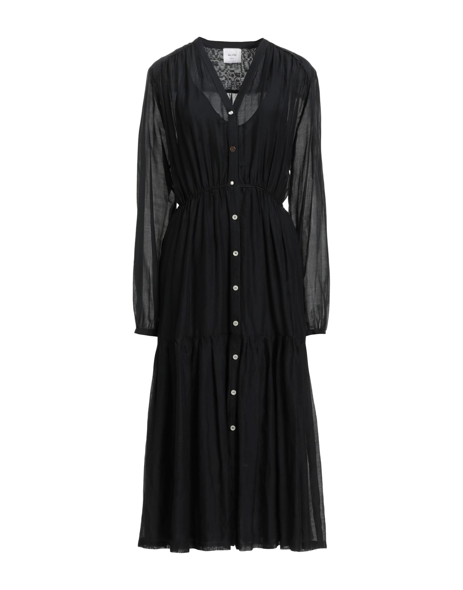 ALYSI Midi-kleid Damen Schwarz von ALYSI
