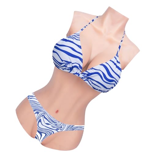 ALZRGORA Ganzkörper Silikon Bodysuit C-G Cup 1:1 Human Design, diskreter Katheter & S-Kurve Konturierung für Transgender Cosplay Drag Queen ALZRGORA Ganzkörper Silikon Bodysuit C-G Cup 1:1 Human Design, diskreter Katheter & S-Kurve Konturierung für Transgender Cosplay Drag Queen von ALZRGORA