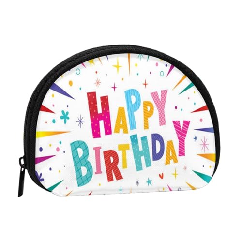 Alles Gute zum Geburtstag, Brieftasche Shell Make-up Tasche Frauen Aufbewahrungstasche Kleine Geldbörse Shell Wechseltasche von ALZVULG