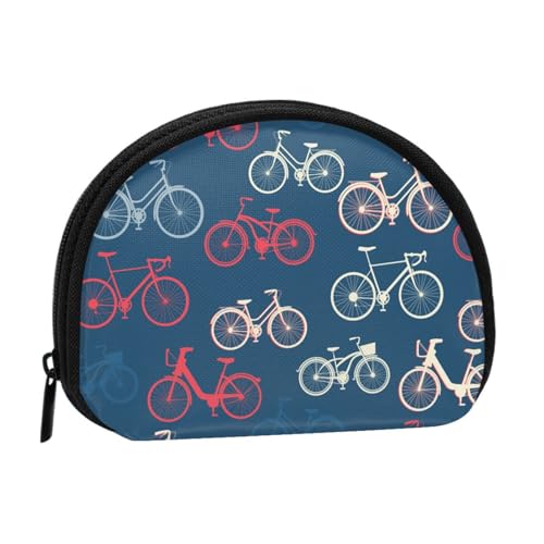 Fahrräder Fahrrad Radfahren Drucken, Brieftasche Shell Make-up Tasche Frauen Aufbewahrungstasche Kleine Geldbörse Shell Wechseltasche von ALZVULG