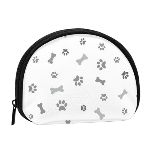 Hundepfote Hundeknochen, Brieftasche Shell Make-up Tasche Frauen Aufbewahrungstasche Kleine Geldbörse Shell Wechseltasche von ALZVULG