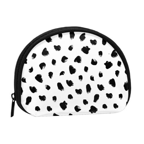 Malerischer Dalmatiner-Tierdruck, Brieftasche Shell Make-up Tasche Frauen Aufbewahrungstasche Kleine Geldbörse Shell Wechseltasche von ALZVULG