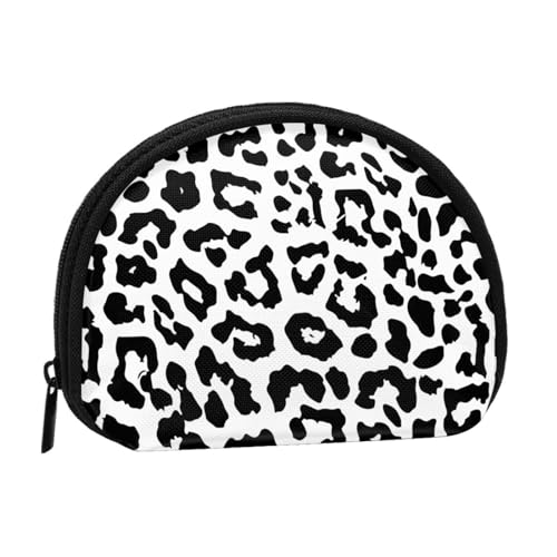 Tiere mit Leopardenmuster Die Künste, Brieftasche Shell Make-up Tasche Frauen Aufbewahrungstasche Kleine Geldbörse Shell Wechseltasche von ALZVULG