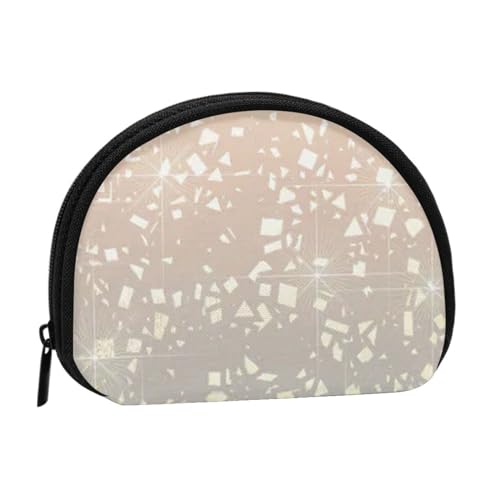 Vintage Glam Gold Star Folie Sparkle, Brieftasche Shell Make-up Tasche Frauen Aufbewahrungstasche Kleine Geldbörse Shell Wechseltasche von ALZVULG