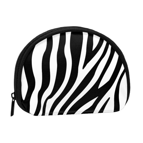 Zebrastreifen-Design, Brieftasche Shell Make-up Tasche Frauen Aufbewahrungstasche Kleine Geldbörse Shell Wechseltasche von ALZVULG