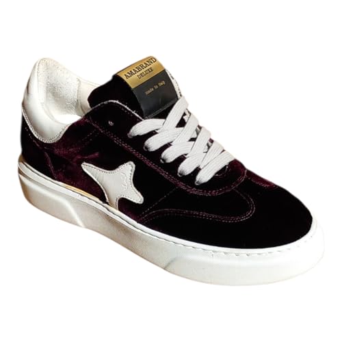 AMA BRAND Deluxe, Slice, Luxury Sneaker, modische Schuhe, Dunkelviolett Weiß, 38 EU AMA BRAND Deluxe, Slice, Luxury Sneaker, modische Schuhe, Dunkelviolett Weiß, 38 EU von AMA BRAND