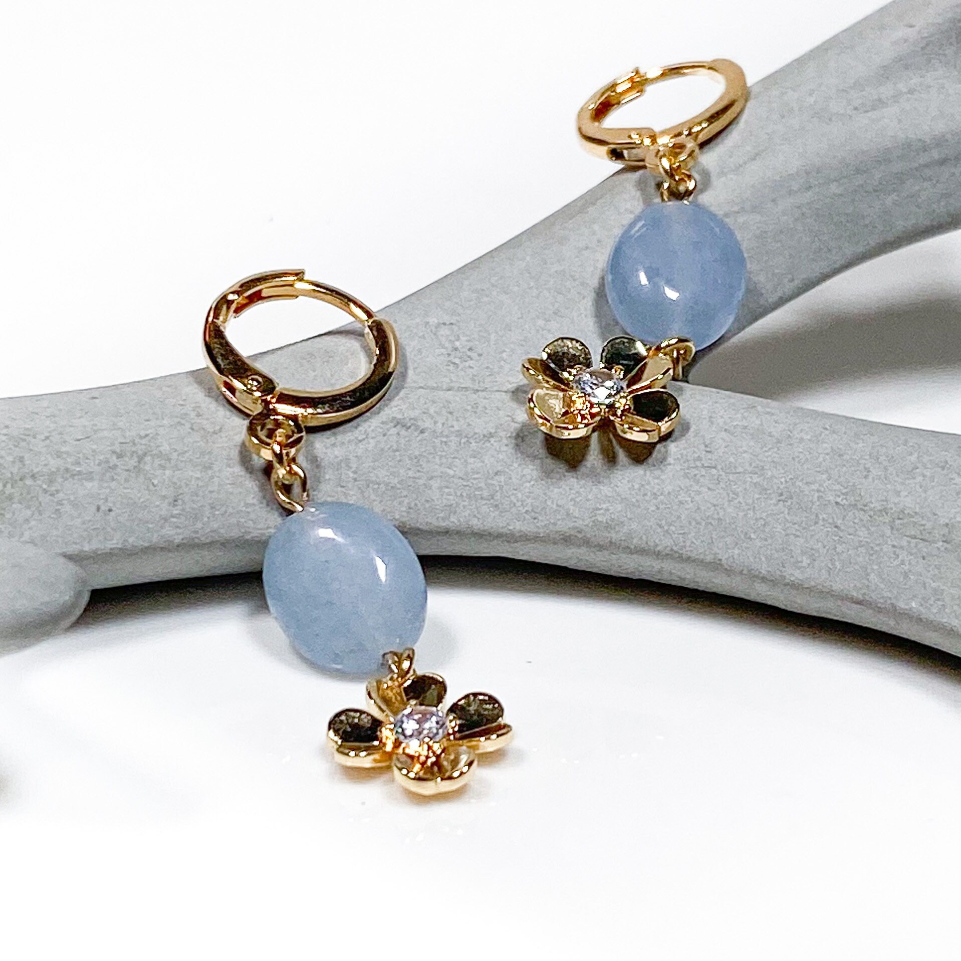 "Florentin" Vergoldet 18K Ohrringe, Hohe Qualität Auf Messing von AMADEUSCREATION