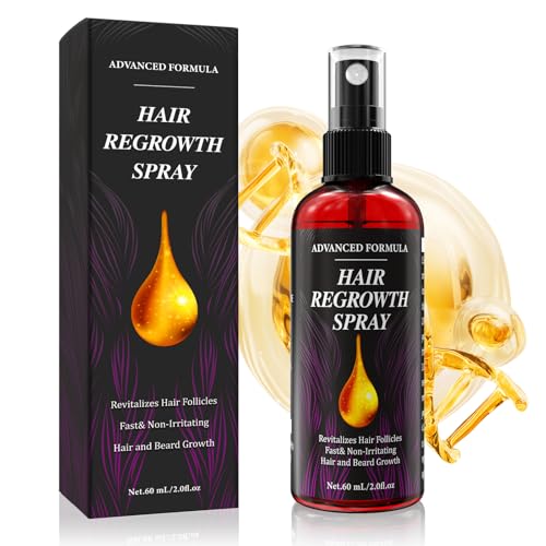 AMAINKI-Haarwachstum Beschleunigt,Erblichem Beugt Haarausfall Vor,Mit Rosmarinöl und Rizinusöl für Biotin Extrakt,Intensives Hair Growth Serum für Männer und Frauen-60ml von AMAINKI