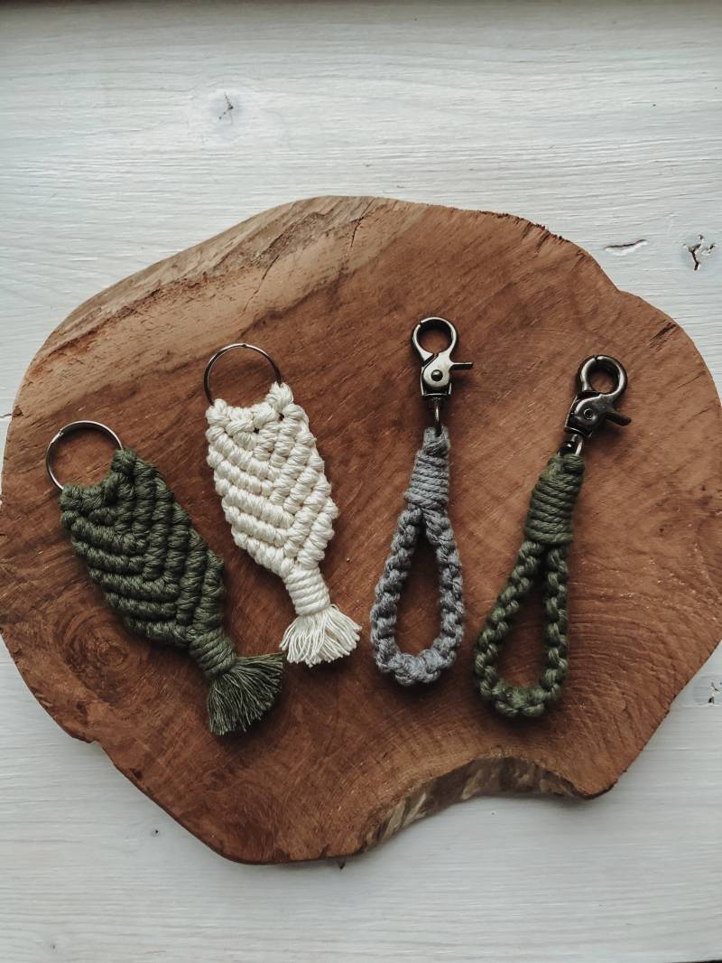 Mini Makramee Schlüsselanhänger von AMANOat