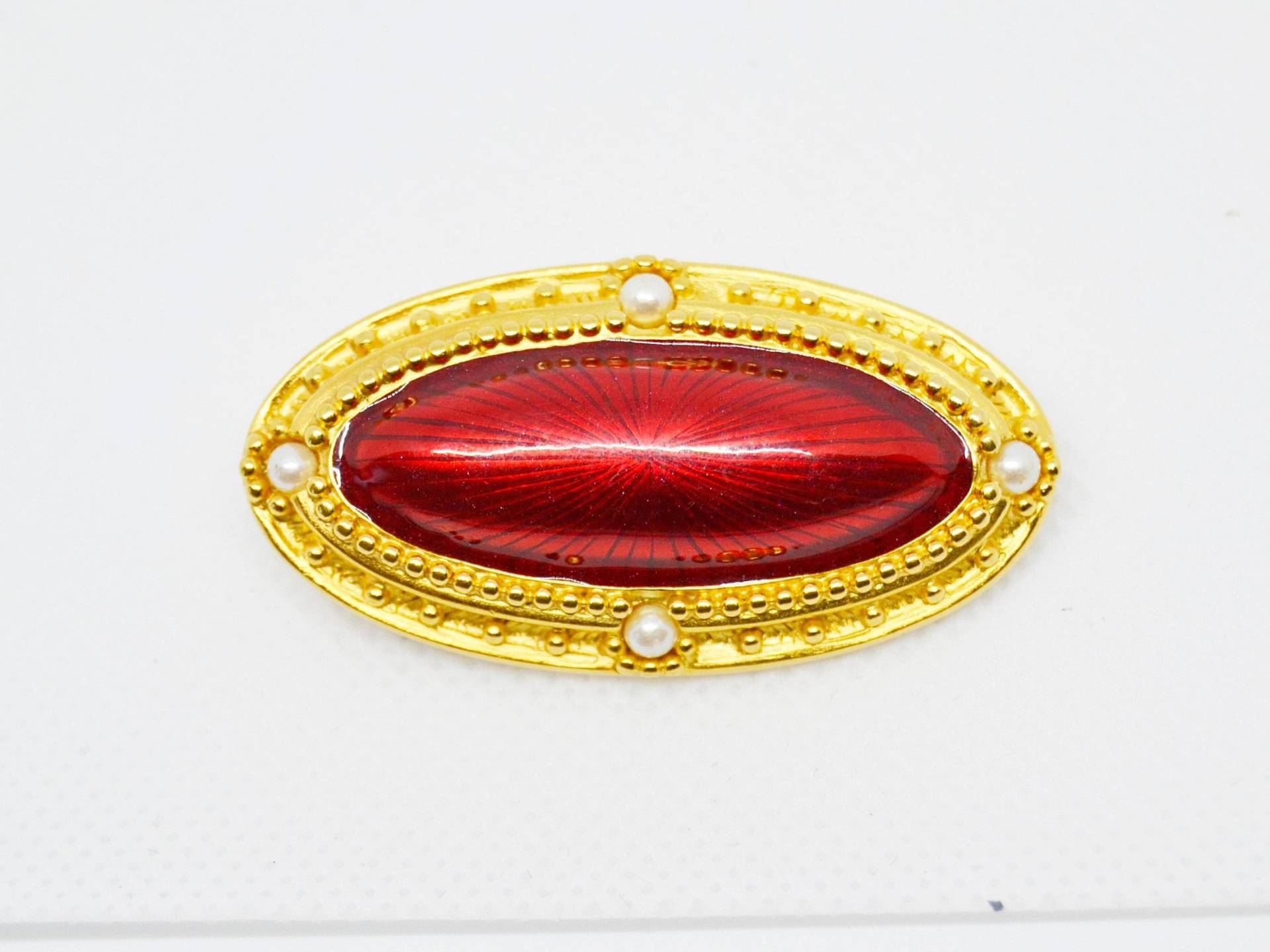 Vintage Monet Brosche Gold Designer Pin von AMAPOLAvintageFinds