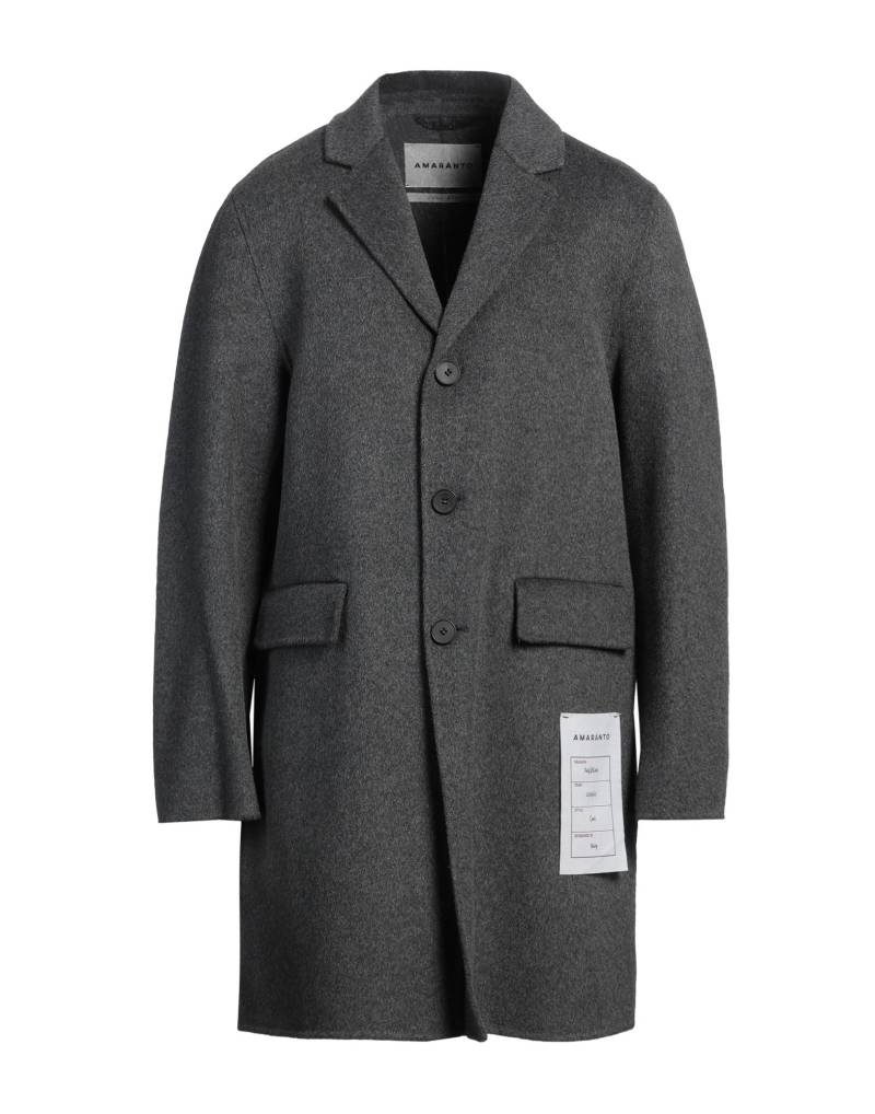 AMARANTO Mantel Herren Blei von AMARANTO