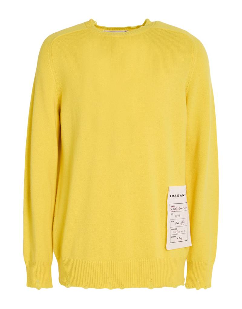 AMARANTO Pullover Herren Gelb von AMARANTO