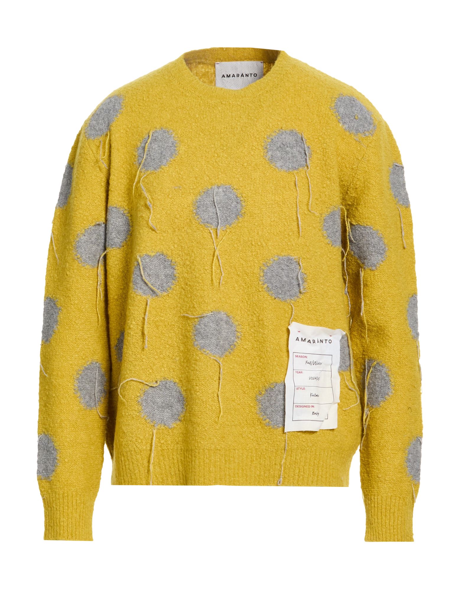 AMARANTO Pullover Herren Limettengrün von AMARANTO