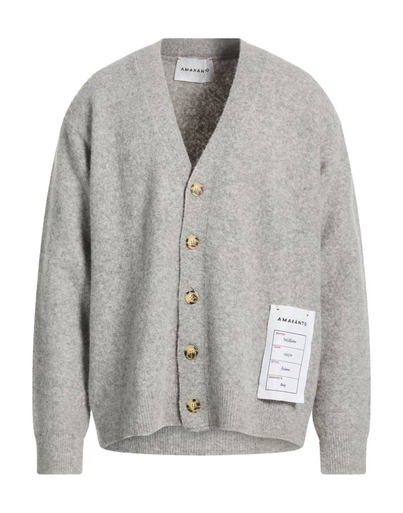 AMARANTO Strickjacke Herren Grau von AMARANTO