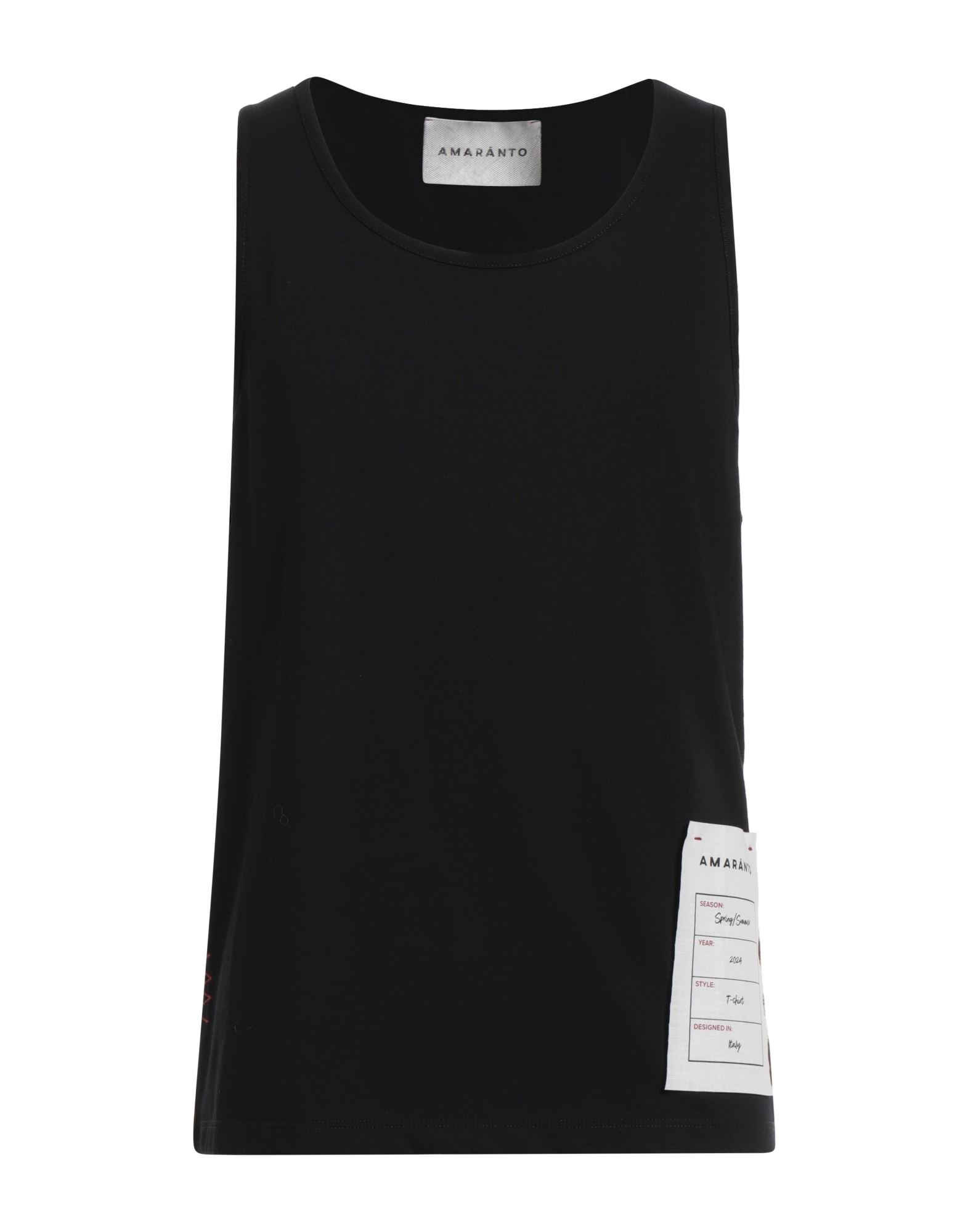 AMARANTO Tank Top Herren Schwarz AMARANTO Tank Top Herren Schwarz von AMARANTO