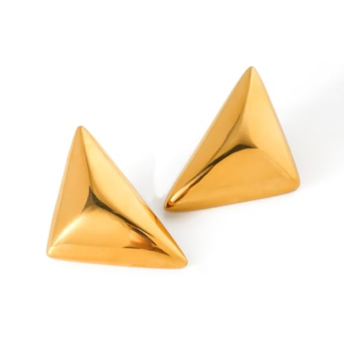 AMAROUGE Chunky Gold Drop Earrings for Women Large Geometric Long Triangular Statement Earrings Dangle Earrings Dangle Earrings Hypoallergenic Open Hoop Earrings Trendy Fashion Jewelry AMAROUGE Chunky Gold Drop Earrings for Women Large Geometric Long Triangular Statement Earrings Dangle Earrings Dangle Earrings Hypoallergenic Open Hoop Earrings Trendy Fashion Jewelry von AMAROUGE