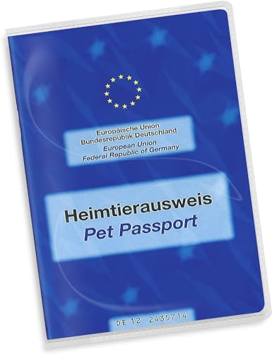 AMATHINGS Heimtierausweis Hülle durchsichtig und wasserfest – EU Heimtierausweis Hülle – Impfpass Hülle ideal für Tierärtze – Heimtierausweis Schutzhülle transparent AMATHINGS Heimtierausweis Hülle durchsichtig und wasserfest – EU Heimtierausweis Hülle – Impfpass Hülle ideal für Tierärtze – Heimtierausweis Schutzhülle transparent von AMATHINGS