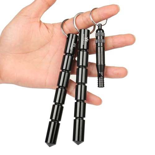 AMATHINGS Kubotan Selbstverteidigung Schlüsselanhänger mit ergonomischem Griff und Signal-Pfeife ? Selbstverteidigung Waffen legal, Selbstverteidigung Frauen, Verteidiguns Waffen für Frauen AMATHINGS Kubotan Selbstverteidigung Schlüsselanhänger mit ergonomischem Griff und Signal-Pfeife ? Selbstverteidigung Waffen legal, Selbstverteidigung Frauen, Verteidiguns Waffen für Frauen von AMATHINGS