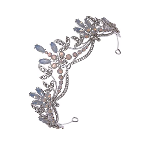 1 Stück Marquise Point Diamant Krone Braut Tiara Hochzeitsstück für die Braut Hochzeit Haarteile für Bräute Elegante Kleidung Damenmode Prinzessin Tiara Braut Tiara Kleid Miss von AMAXRcsy