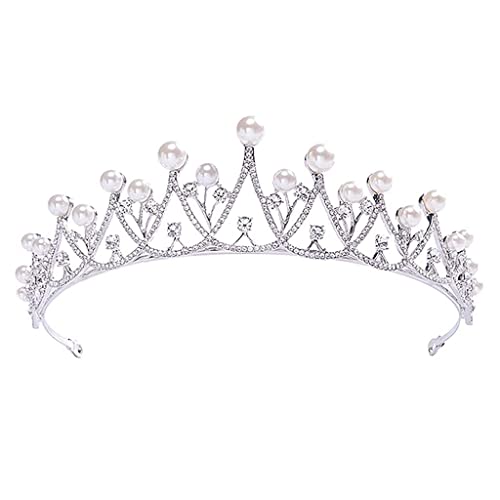 Brautkleid Kristall Strass Krone Tiaras Band Frauen Hochzeit Haarschmuck Stück Haarschmuck Krone von AMAXRcsy