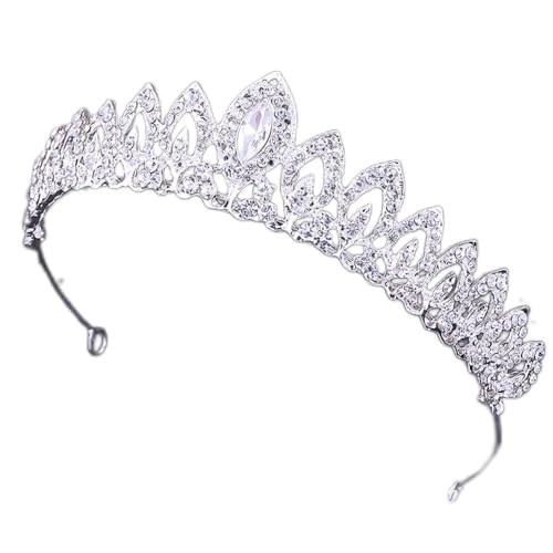 Diamant-Tiara, wunderschöne Kristall-Braut-Tiara, Krone, Brautband, Damen-Haarschmuck, Haarschmuck für den Abschlussball, Hochzeit von AMAXRcsy