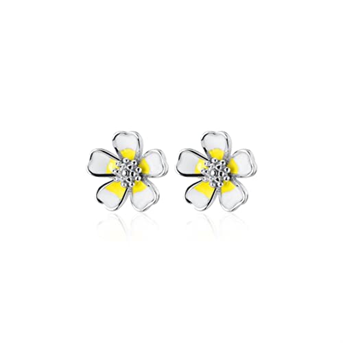 Personalisierte Ohrringe, 1 Paar Damen-Schmuck, Plumeria-Blumen-Ohrstecker, 925er Silber, Damenmode, elegante Party-Ohrringe, Accessoires, High-End-Ohrringe von AMAXRcsy