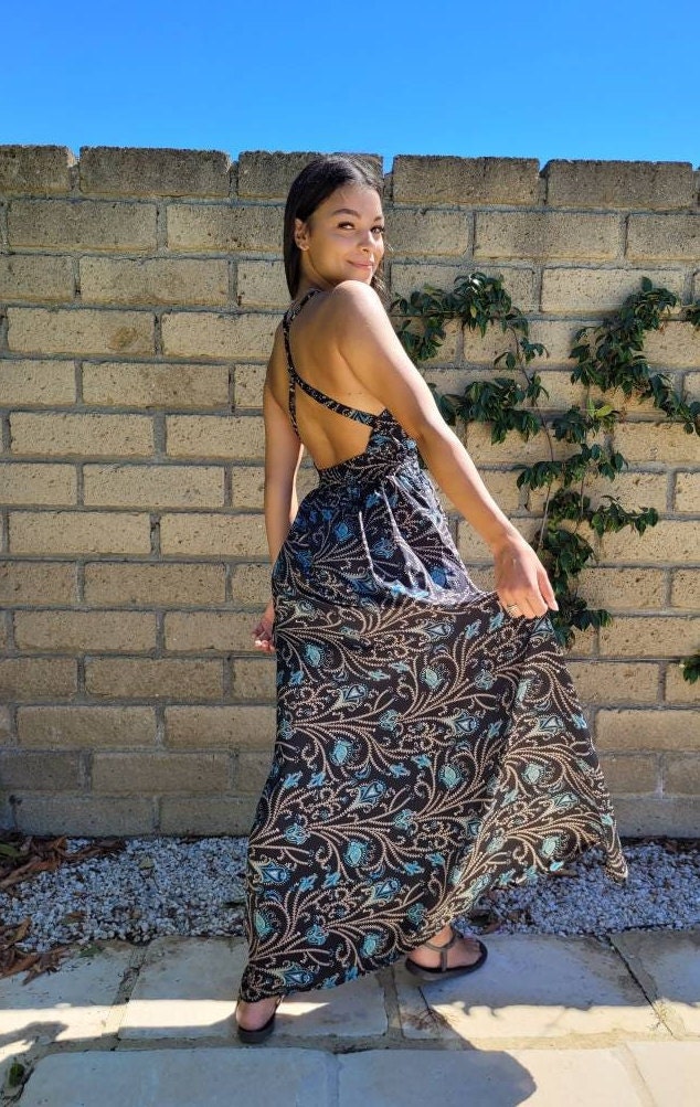 Langes Boho Maxikleid Für Frauen | Offenes Rückenkleid Langes Boho Maxikleid Für Frauen | Offenes Rückenkleid von AMAYAbyML