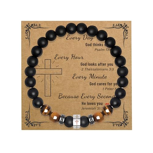 AMAZINGSUN Vatertags-Armband, Armband für Herren, Geschenke für Geburtstag, Abschluss, Jahrestag, Large, Edelstahl, Tigerauge AMAZINGSUN Vatertags-Armband, Armband für Herren, Geschenke für Geburtstag, Abschluss, Jahrestag, Large, Edelstahl, Tigerauge von AMAZINGSUN