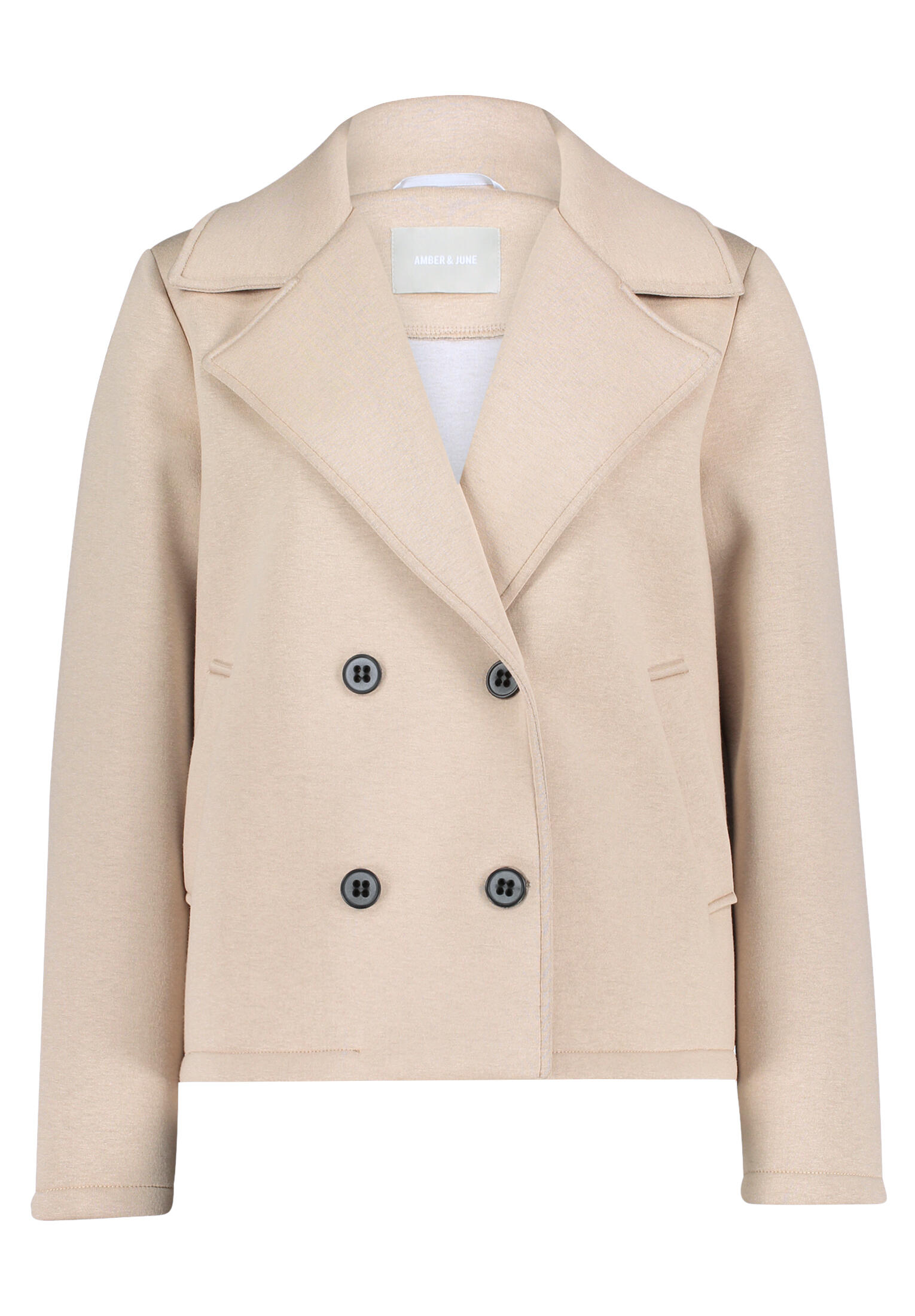 AMBER & JUNE - Blazer-Jacke beige - Gr. - 44 von AMBER & JUNE