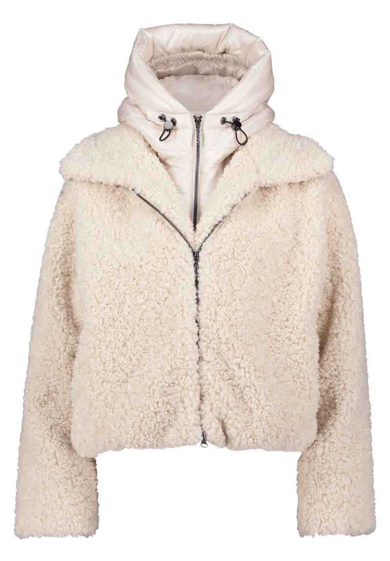 AMBER & JUNE - Plüschjacke grau - Gr. - 42 von AMBER & JUNE