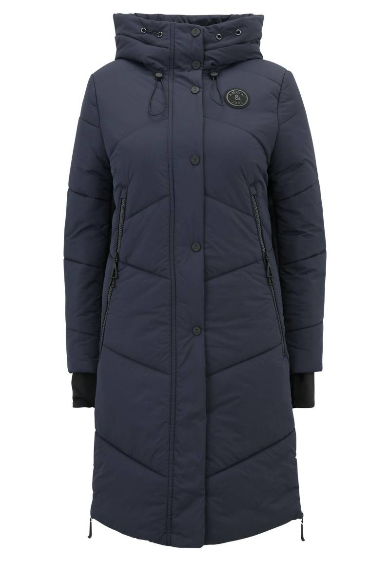 AMBER & JUNE - Steppmantel dunkelblau - Gr. - 36 von AMBER & JUNE