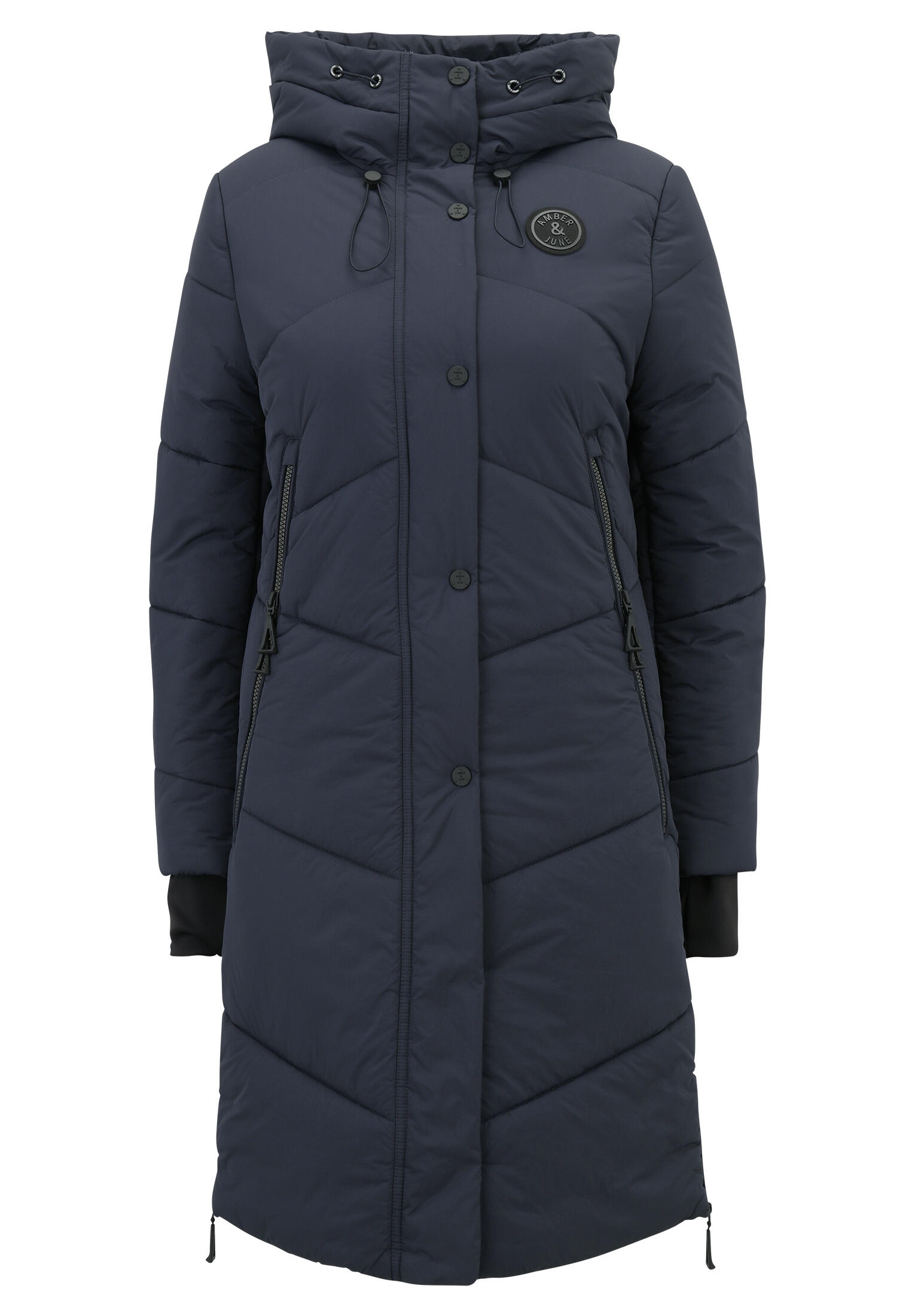 AMBER & JUNE - Steppmantel dunkelblau - Gr. - 42 von AMBER & JUNE