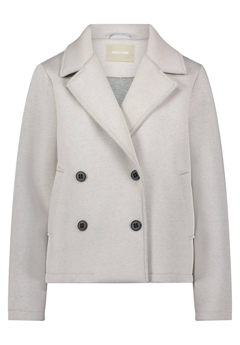 AMBER & JUNE - Übergangsjacke grau - Gr. - 34 von AMBER & JUNE